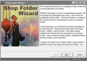manufacturing software wizards shop folder